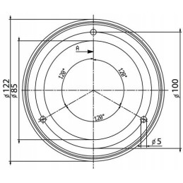 Mounting gasket for external water socket
