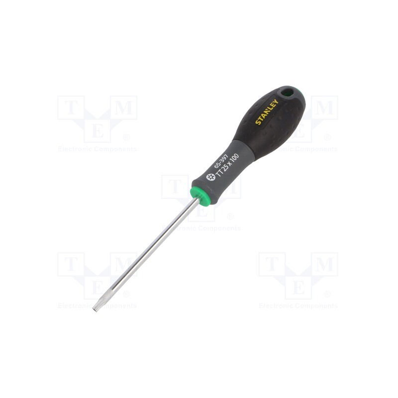1 pcs x STANLEY - 0-65-397 - Screwdriver, Torx® with protection, T25H, FATMAX®, 100mm