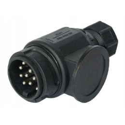 Towbar plug 13 pin 12v plastic haba trailer