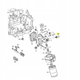 Oil pressure sensor linde 39x gas vw038919081m