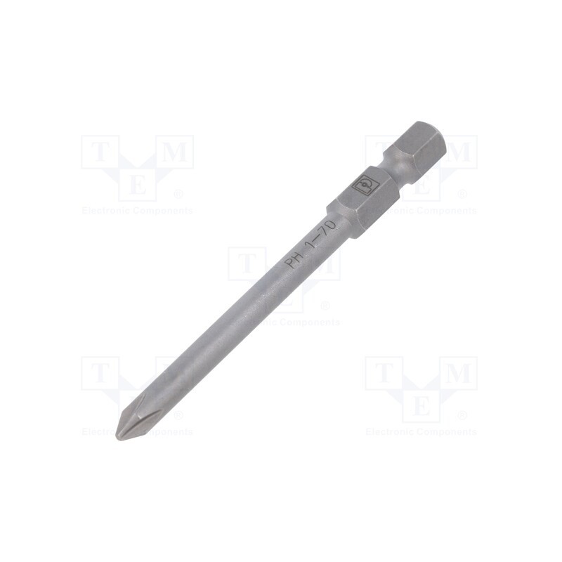 1 pcs x PHOENIX CONTACT - SF-BIT-PH 1-70 - Screwdriver bit, Phillips, PH1, Overall len: 70mm