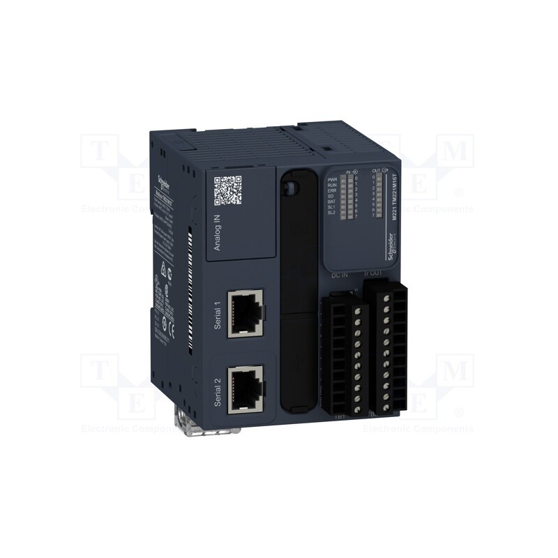1 pcs x SCHNEIDER ELECTRIC - TM221M16T - Module: PLC programmable controller, OUT: 8, IN: 8, 24VDC