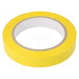 1 rol x H-OLD - H-OLD P.34 19MM 66M ŻÓŁTA - Tape: electrical insulating, W: 19mm, L: 66m, Thk: 60um, yellow, 80%