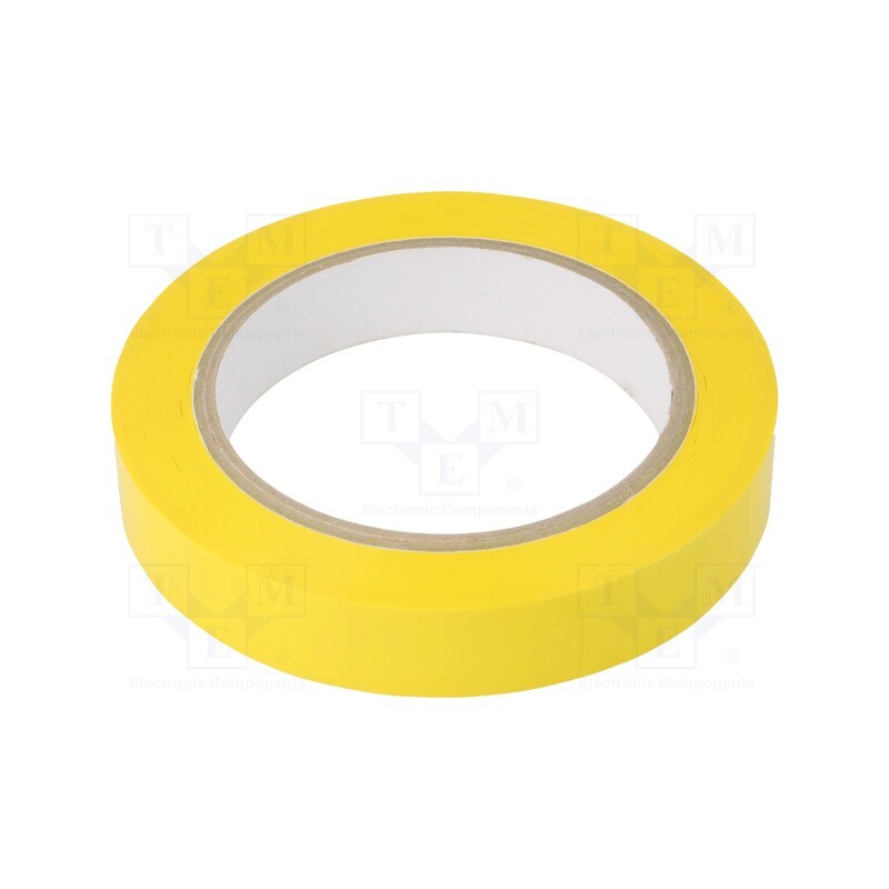 1 rol x H-OLD - H-OLD P.34 19MM 66M ŻÓŁTA - Tape: electrical insulating, W: 19mm, L: 66m, Thk: 60um, yellow, 80%
