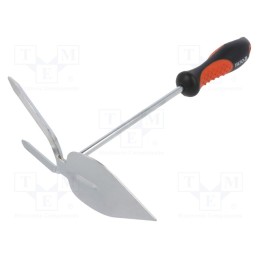 1 pcs x YATO - YT-8892 - Hoe with claws, L: 320mm, chromium plated steel, W: 75mm, Teeth: 2