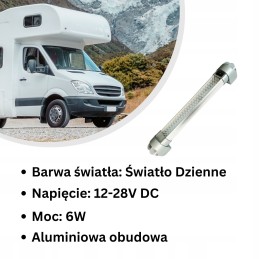 LED lamp 12v 24v with on off switch, rotatable, bright for camper trailer