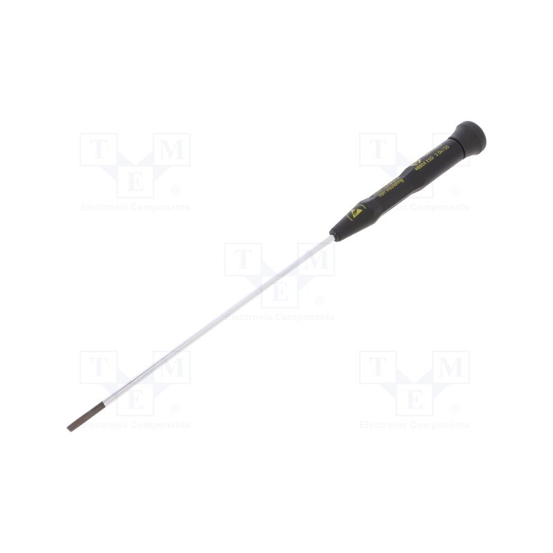 1 pcs x C.K - T4880XES315 - Screwdriver, slot, precision, SL 3, ESD, PRECISION
