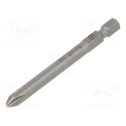 1 pcs x PHOENIX CONTACT - SF-BIT-PH 2-70 - Screwdriver bit, Phillips, PH2, Overall len: 70mm