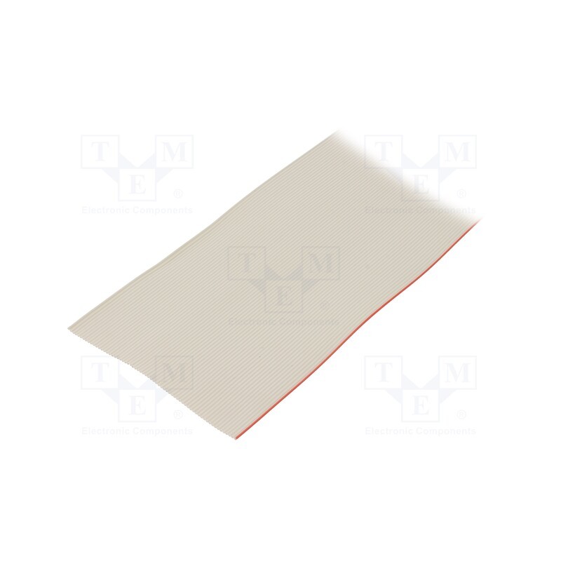 1 rol x HARTING - 9180647001 - Wire: ribbon, 1.27mm, stranded, Cu, unshielded, PVC, grey, 30.5m