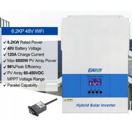Easun inverter 6 2 kw solar mppt 120a wifi