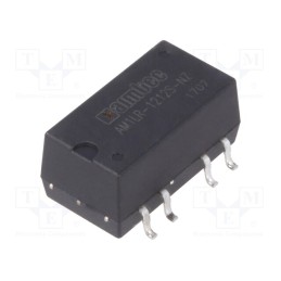 1 pcs x AIMTEC - AM1LR-1212S-NZ - Converter: DC/DC, 1W, Uin: 11.4÷12.6V, Uout: 12VDC, Iout: 84mA, SMD