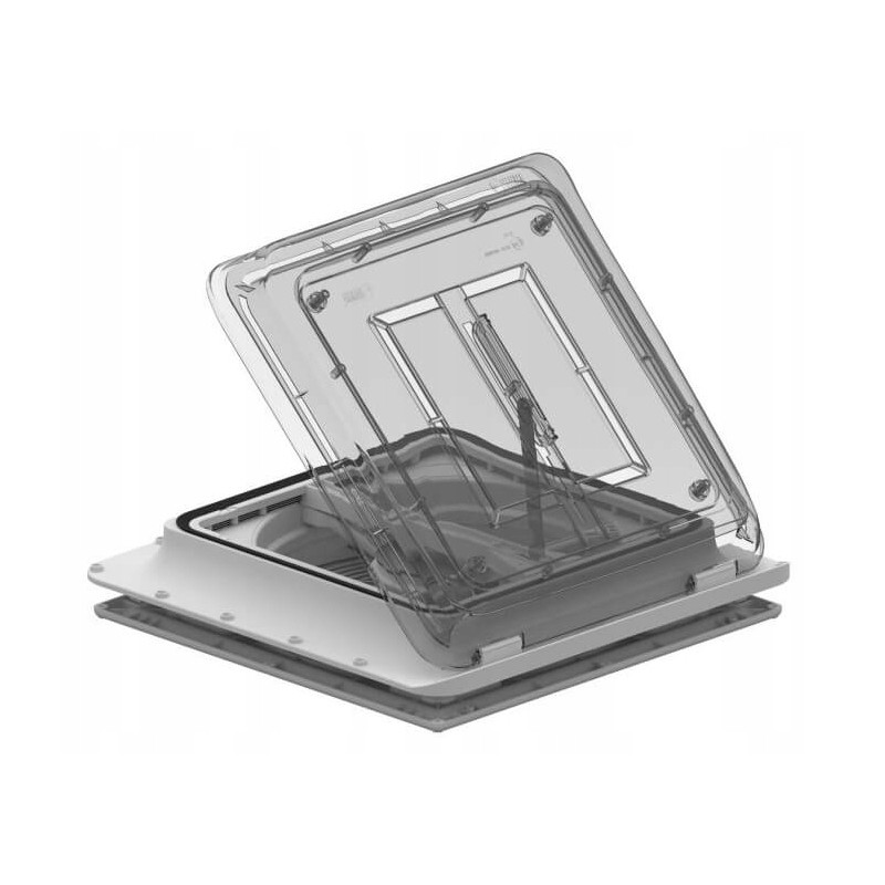 Turbo vent premium crystal roof window 40x40