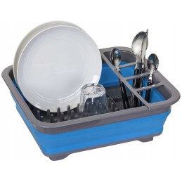 Berger foldable dish drainer, blue