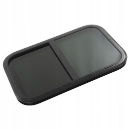 Rounded corner window 80x50cm rv window