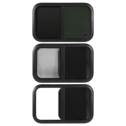 Rounded corner window 80x50cm rv window