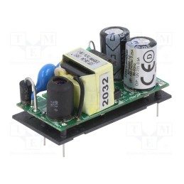 1 pcs x TDK-LAMBDA - KPSB6-12 - Converter: AC/DC, 6W, 90÷264VAC, 12VDC, Iout: 0.5A, 81%, THT, KPSB6