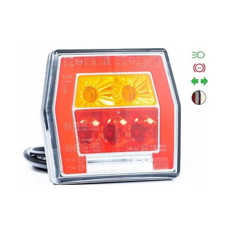 Fristom universal rear lamp ft 122 led