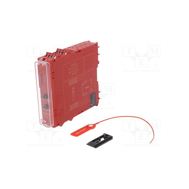 1 pcs x SCHNEIDER ELECTRIC - XPSUAK12AP - Module: safety relay, 24VAC, 24VDC, IN: 2, for DIN rail mounting