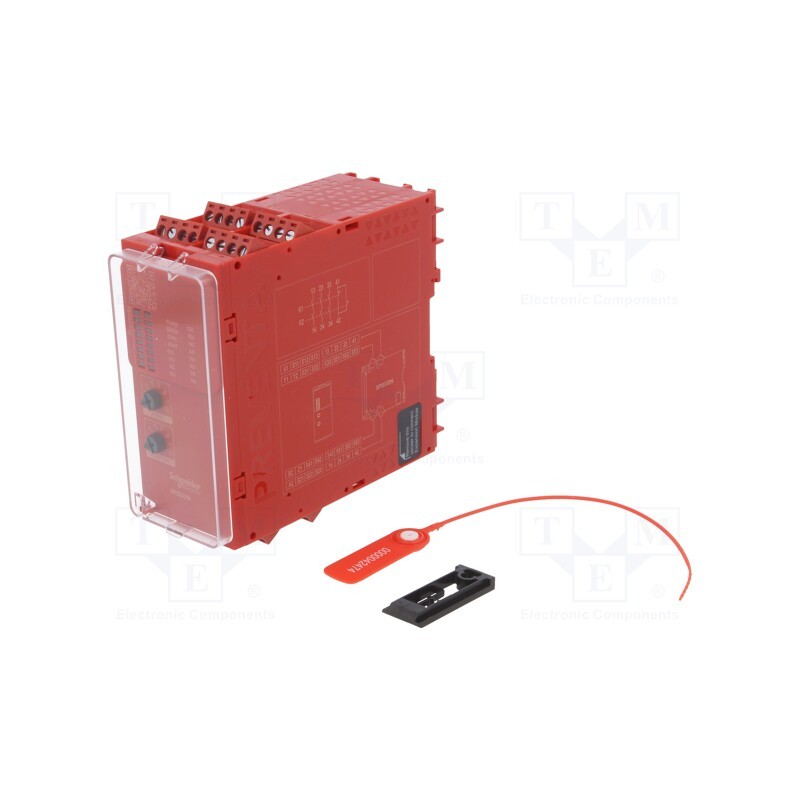 1 pcs x SCHNEIDER ELECTRIC - XPSUDN13AP - Module: safety relay, 24VAC, 24VDC, IN: 6, for DIN rail mounting