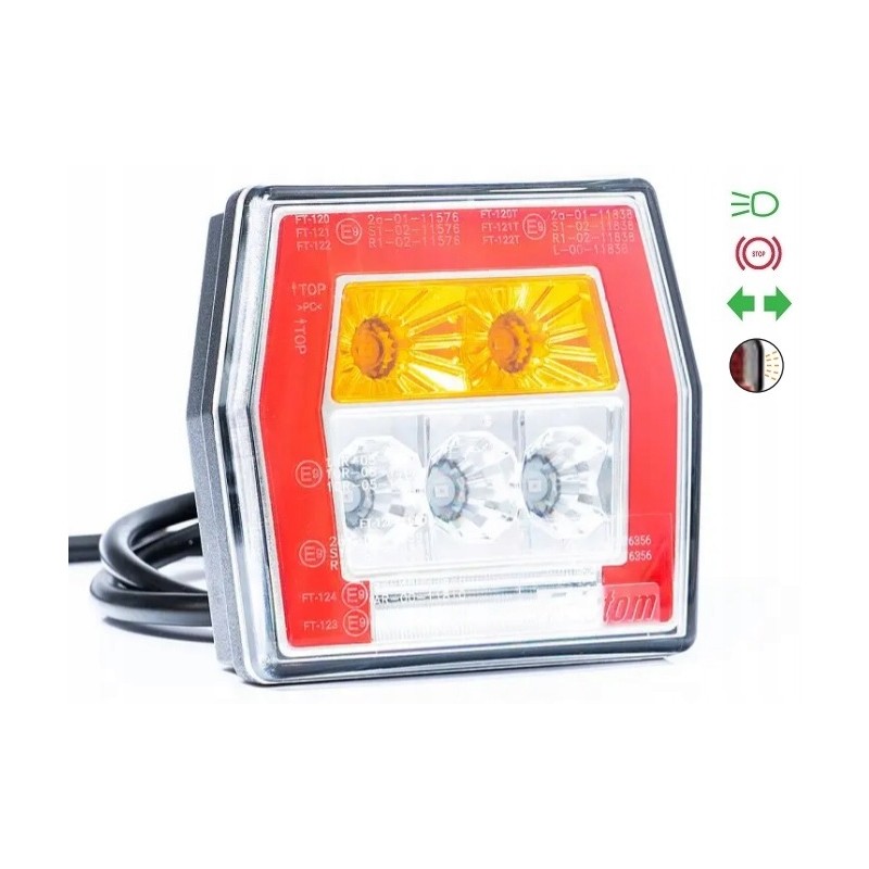 Fristom universal rear lamp ft 121 led