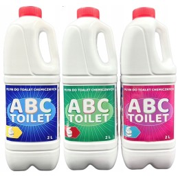 Fluid set for tourist toilets 3x2l abc