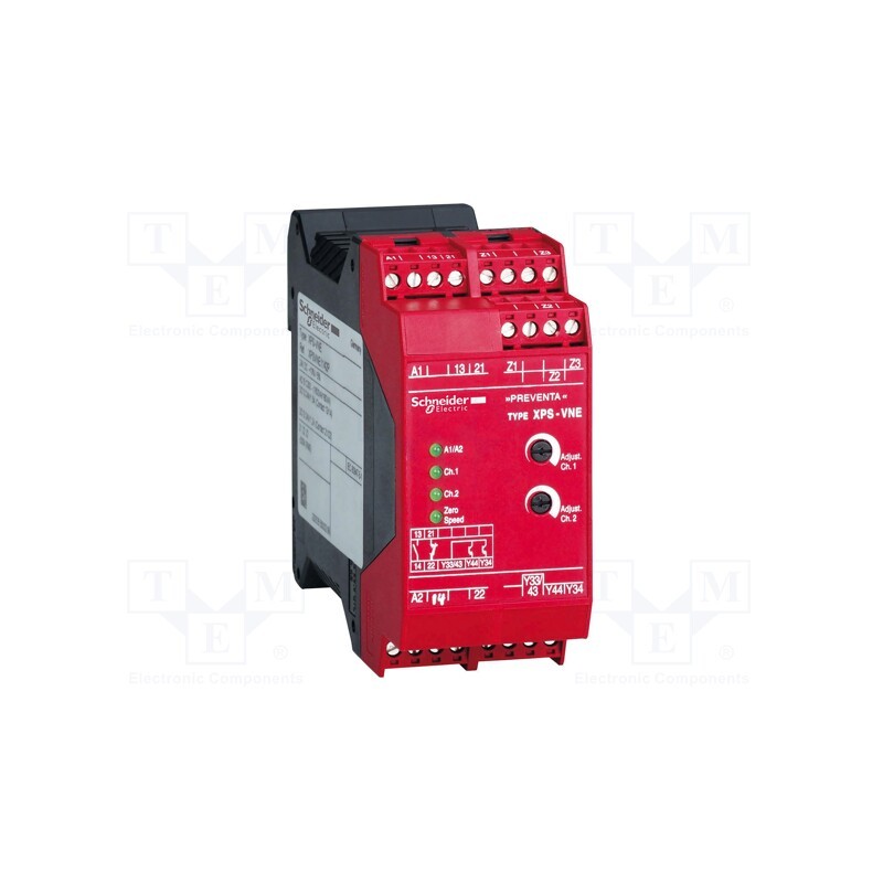 1 pcs x SCHNEIDER ELECTRIC - XPSVNE1142P - Module: safety relay, 24VDC, for DIN rail mounting, IP20