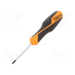 1 pcs x BETA - 12690000 - Screwdriver, Pozidriv®, PZ0, BETAGRIP, Blade length: 60mm