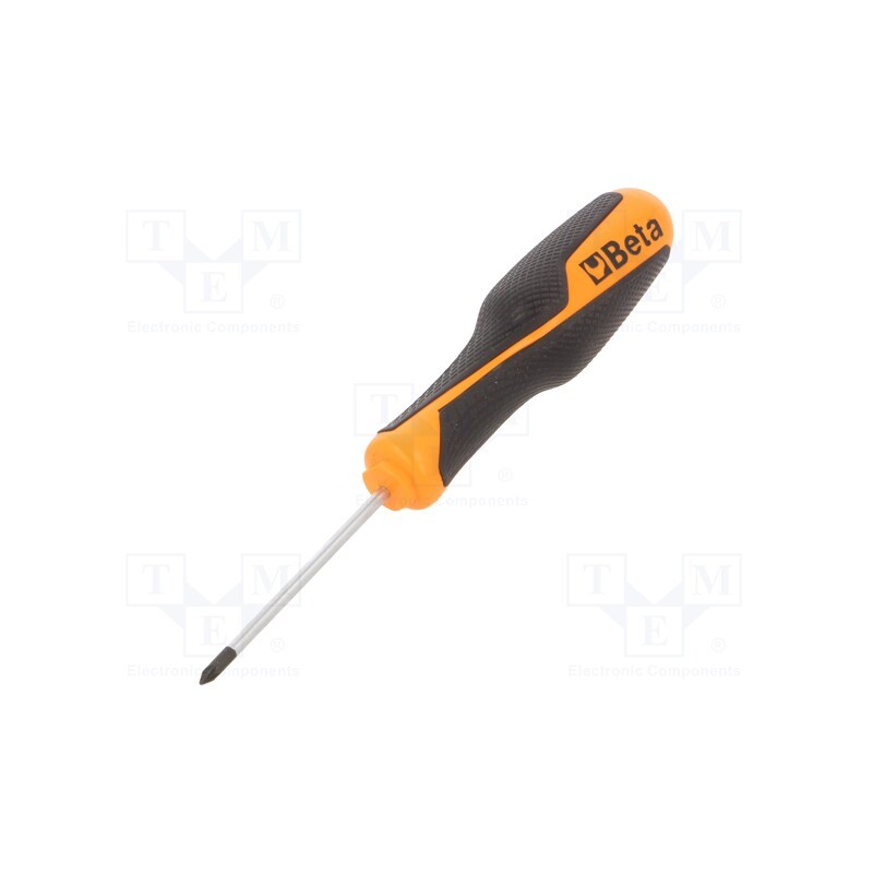 1 pcs x BETA - 12690000 - Screwdriver, Pozidriv®, PZ0, BETAGRIP, Blade length: 60mm