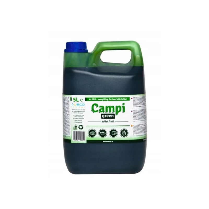 Chemical tourist toilet fluid Campi Green 5l