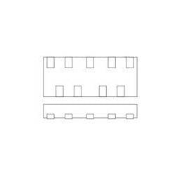 1 pcs : RCLAMP7528T.TNT - TVS Diodes / ESD Suppressors RailClamp 8-Line 5V 0.6pF 5A SLP2611N9T