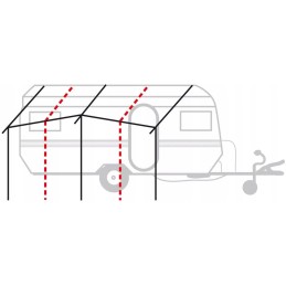 Berger trailer tent vestibule frame