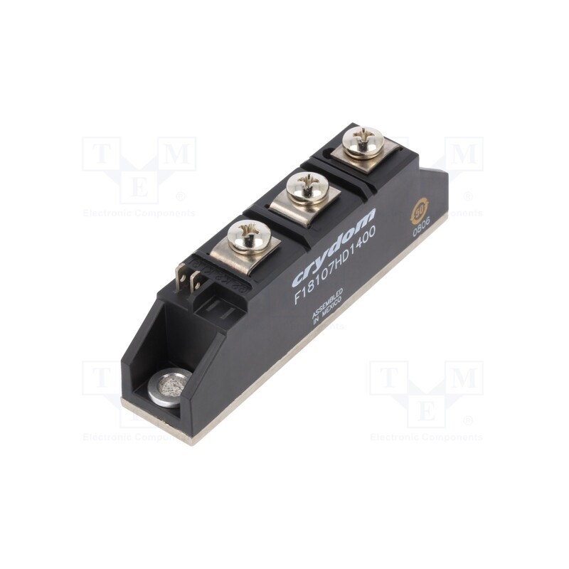 1 pcs x SENSATA / CRYDOM - F18107HD1400 - Module: diode-thyristor, 1.4kV, 105A, F18, Ufmax: 1.65V, Igt: 150mA
