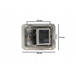 Lock the door with a lock and two keys