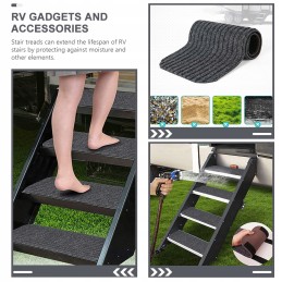 Stair mats for camper, camper step rug, travel trailer, 4 pcs