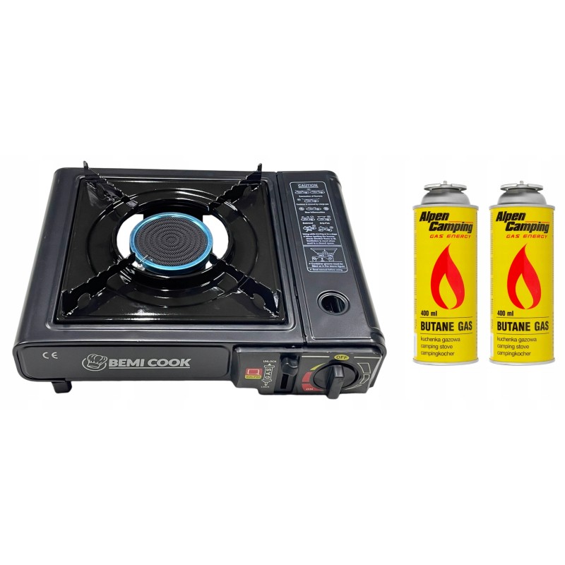 Ceramic tourist gas stove 2in1 adapter