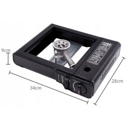 Ceramic tourist gas stove 2in1 adapter