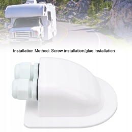 Roof penetration, cable grommet, panel gland