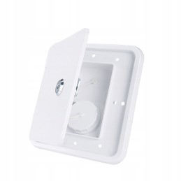 Lockable water filler for a motorhome yacht