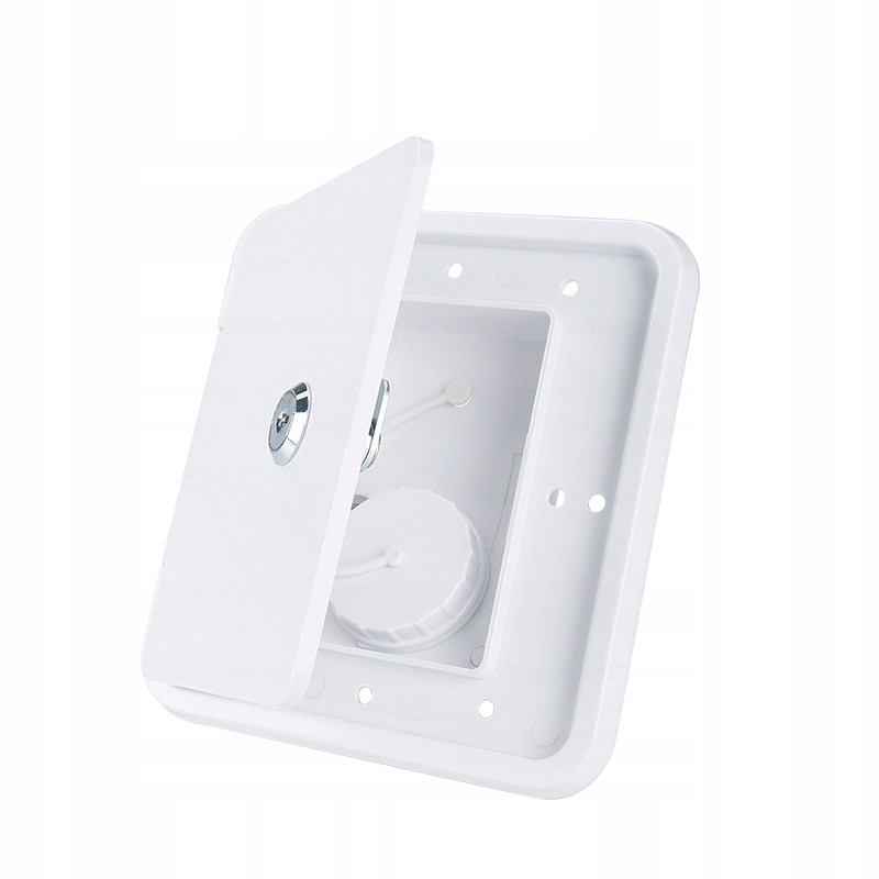 Lockable water filler for a motorhome yacht