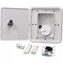 Lockable water filler for a motorhome yacht