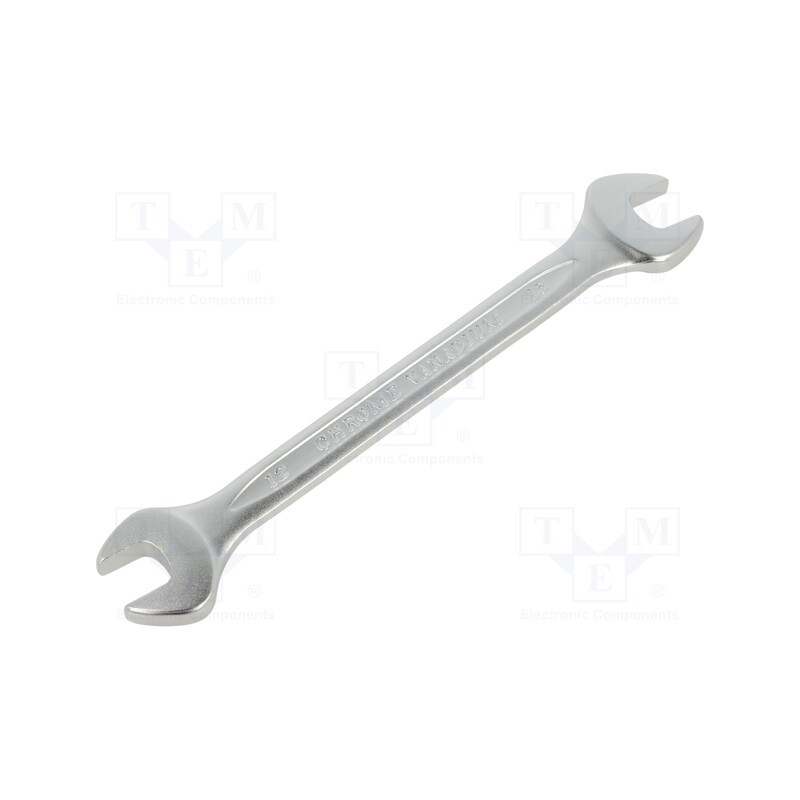 1 pcs x KING TONY - 19001213 - Wrench, spanner, 12mm,13mm, Chrom-vanadium steel, L: 172mm