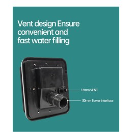 Lockable water filler for a motorhome yacht