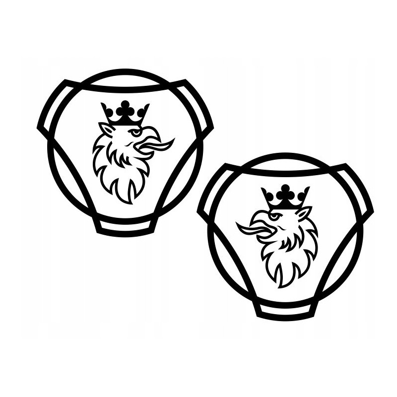 Scania sticker logo truck truck truck griffin 20cm