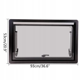 Exterior push out windows rv 900 500mm