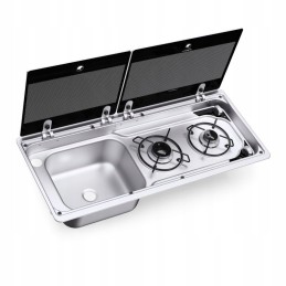 2-burner stove with sink mo 9722l dometic