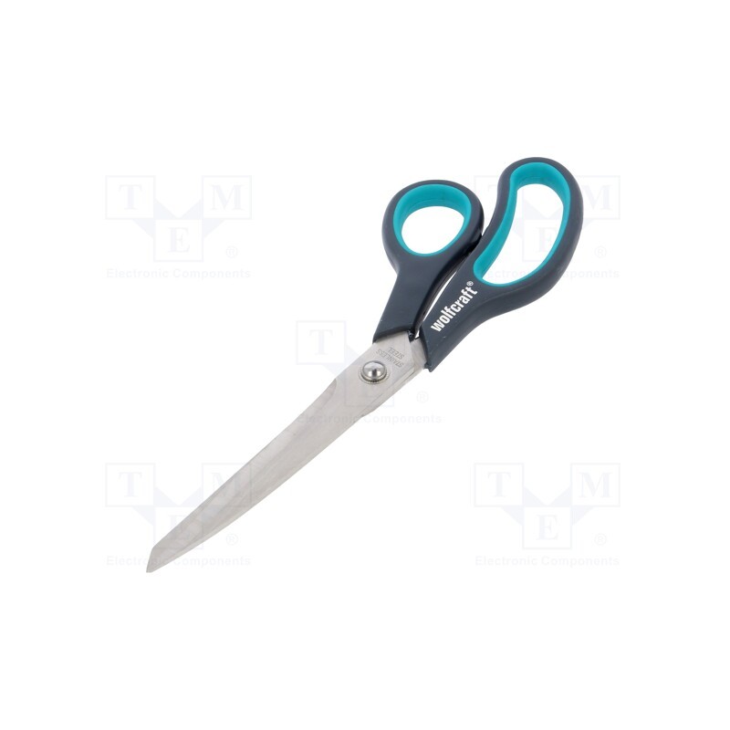 1 pcs x WOLFCRAFT - 4117000 - Scissors, universal, Tool length: 250mm, Blade length: 130mm