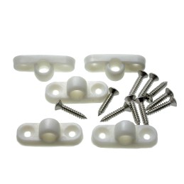 Vestibule handles, 5 pieces, horizontal plastic for tubes
