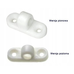 Vestibule handles, 5 pieces, horizontal plastic for tubes