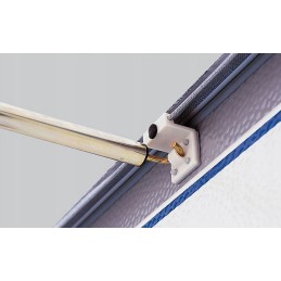 Attachment of the vestibule frame hook