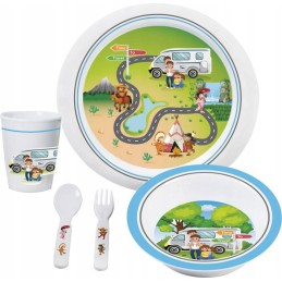 Brunner time to travel children's lunch set
